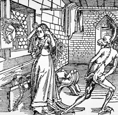 The Devil and the Coquette, Copy of an Illustration from 